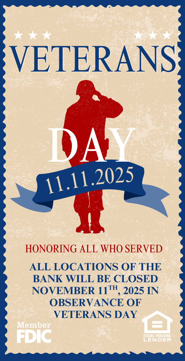 Closed for Veterans Day, November 11th, 2025
